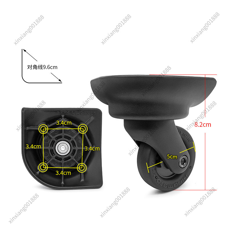 Silent Replacement Luggage Wheels - Samsonite Bagaj Yedek Tekerlekleri LT20-1N HINOMOTO