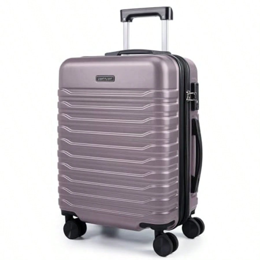 Spinner Wheel Rolling Suitcase 20 Inch - Genişletilebilir Kabin Boy Valizi 22x14x9, Çift