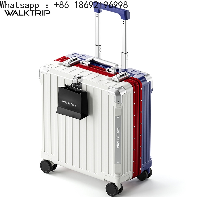 Aluminum Frame Carry On Luggage - 18 inç Bavul El Bagajı Seyahat
