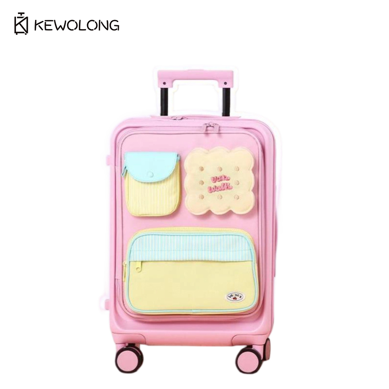 Spinner Wheel Rolling Suitcase 20 Inch - 20 İnç Sevimli Önden Açılır Döner