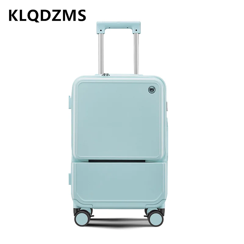 KLQDZMS Alüminyum Çerçeve Bavu - Front Opening Laptop Luggage 24 Inch incelemesi ve fiyatı