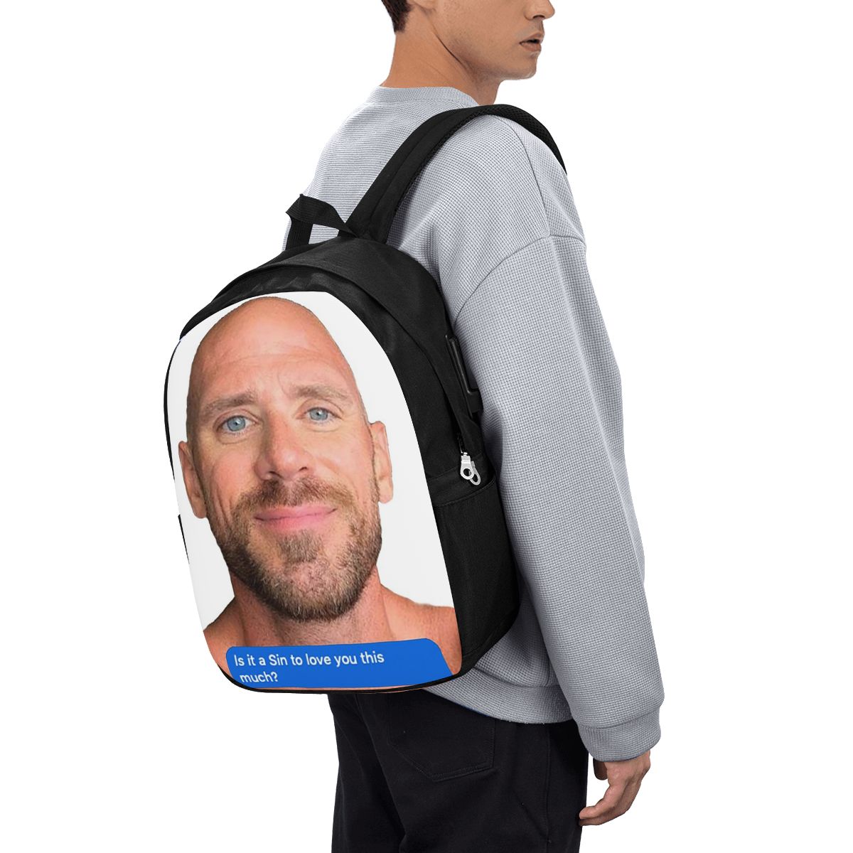 Johnny Sins Flirty Text Bubble - Backpacks incelemesi ve fiyatı