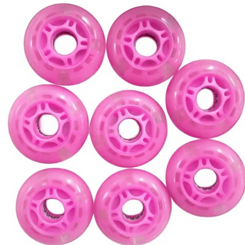 64MM Şeffaf PU Işıklı Kaykay T - Silent Replacement Luggage Wheels incelemesi ve fiyatı