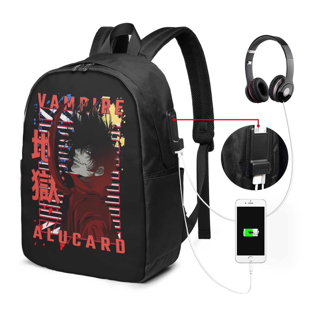 Alucard Hellsing Manga Sırt Ça - Backpacks incelemesi ve fiyatı