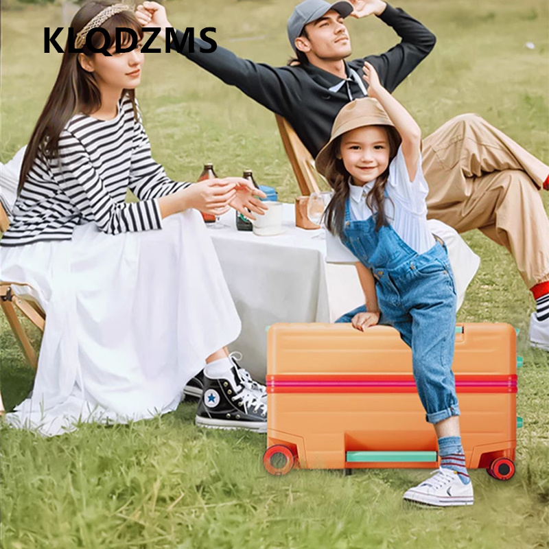 KLQDZMS Oturma ve Binme Bagajı - Spinner Wheel Rolling Suitcase 20 Inch incelemesi ve fiyatı