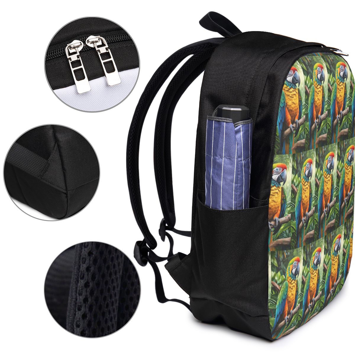 Sevimli Amerika Papağanı Papağ - Backpacks incelemesi ve fiyatı