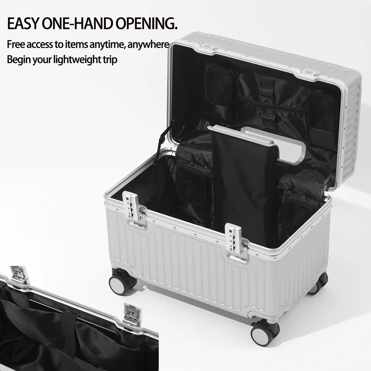 18 inç Alüminyum Çerçeveli Val - Aluminum Frame Carry On Luggage incelemesi ve fiyatı